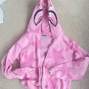 PINK BAPE HOODIE